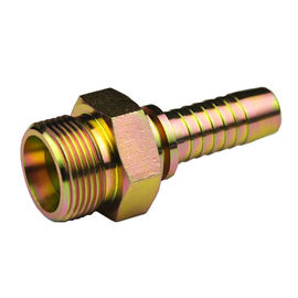 China Custom Metric Hydraulic Hose Fittings / 24 Degree Cone Fitting Seat L T supplier