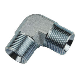 China Npt Carbon Steel BSP Thread Adapter / Hydraulic Elbow Joint Pipe Fittings supplier