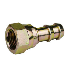 China Female Hydraulic Socketless Hose Fittings , Bsp 60 Cone Fittings 22611 - Po supplier