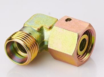 China Elbow DIN Hydraulic Fittings Reducer Tube Adapter With Swivel Nut  2C9 / 2D9 supplier
