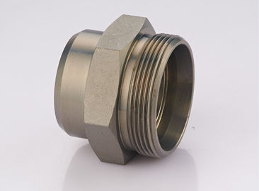 China Stainless Steel DIN Hydraulic Fittings , Male Thread Welded Pipe Fittings supplier