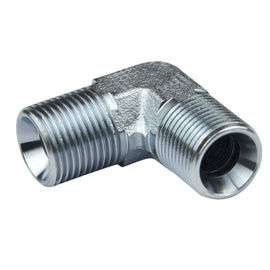 China Stainless Steel 316 JIC Hydraulic Adapters , 90 Degree Elbow Pipe Connector supplier