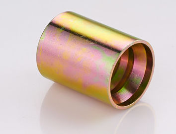 China EN 853 1SN Sae 100r1at Hydraulic Hose Coupling 00110 Brass Material supplier