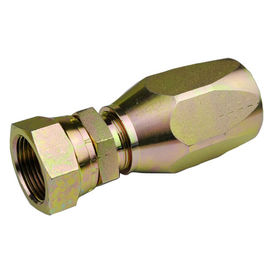 China Brass Reusable Hose Fittings / Female Bsp 60 Cone Fittings 22618d-R5 supplier