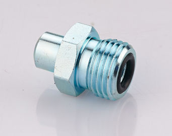 China Male Metric Hydraulic Adapters / Metric O Ring Hydraulic Fittings supplier