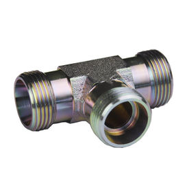 Cone Pipe Equal Tee Fitting  Din 3865 Carbon Steel Zinc Surface Treatment