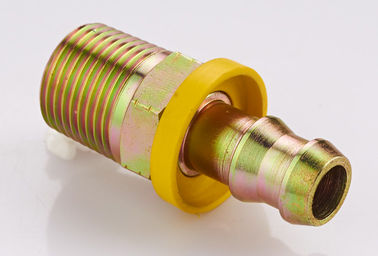 High Pressure Brass Npt Hydraulic Fittings Passivation Surface Treatment